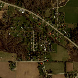 Main Settlement New York High Resolution Satellite Map