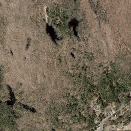 East Thompson Connecticut High Resolution Satellite Map