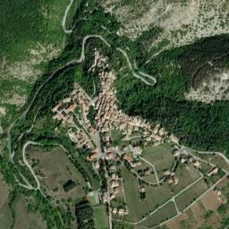 Cansano map(satellite map)