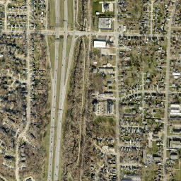 1347 O Ave NE Cedar Rapids IA Satellite Map