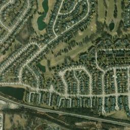 Satellite view of Barlett hills golf club