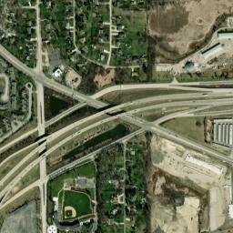 Springinsguth Road, Schaumburg, IL High Resolution Satellite Map