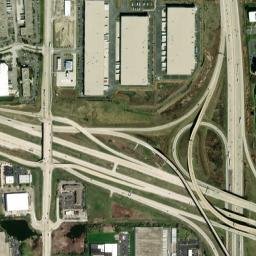 Elgin O'Hare Expy, Itasca, IL 60143 High Resolution Satellite Map