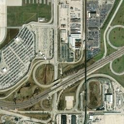 10000 Bessie Coleman Dr, Chicago O'Hare International Airport Satellite Map