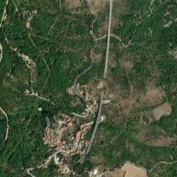 Pietraferrazzana map(satellite map)