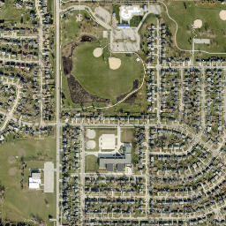 206 Broadmore Rd NW Cedar Rapids High Resolution Satellite Map