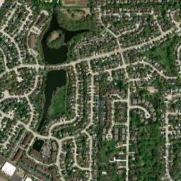 433 Garden Avenue Roselle IL 60172 High Resolution Satellite Map