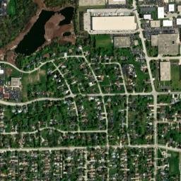 347-355 Elmhurst Street Wood Dale IL High Resolution Satellite Map