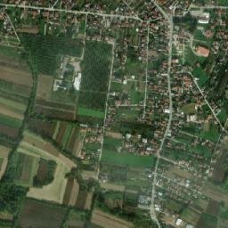 Brvenica map(satellite map)