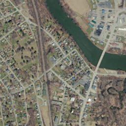 Hallstead map(satellite map)