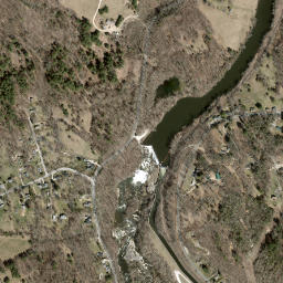 Amesville Connecticut High Resolution Satellite Map