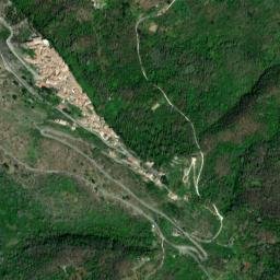 Rocca Canterano map(satellite map)