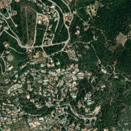 Begur map(satellite map)