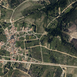 Otero de Bodas map(satellite map)