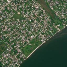 Woodland Beach map(satellite map)