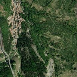 Rocca Pia map(satellite map)