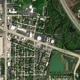 Addison map(satellite map)