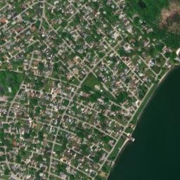 Detroit Beach map(satellite map)