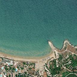 Satellite view of Spiaggia Lunga