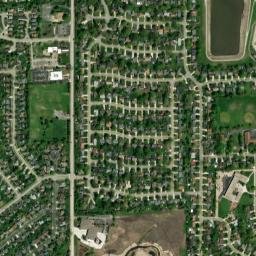 Carol Stream map(satellite map)