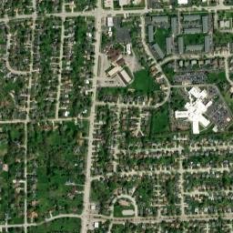 Glendale Heights map(satellite map)
