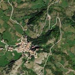 Gamberale map(satellite map)