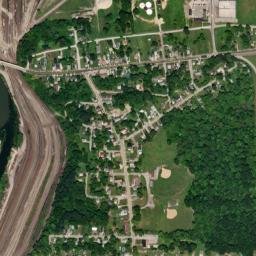 East Ashtabula Ohio High Resolution Satellite Map