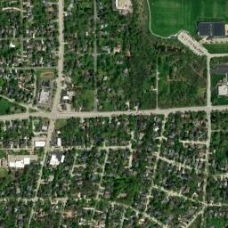 804 Riford Road Glen Ellyn IL 60137 High Resolution Satellite Map