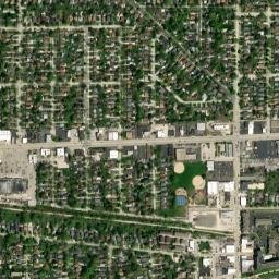 211-213 South Villa Avenue, Villa Park, IL High Resolution Satellite Map