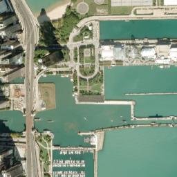Navy Pier, Inc, East Grand Avenue, Chicago Satellite Map