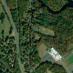 North Bloomfield Connecticut High Resolution Satellite Map