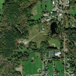 Pomfret Center Connecticut High Resolution Satellite Map