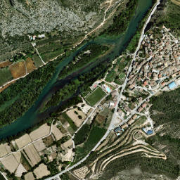 Camarasa map(satellite map)