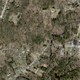 Ballouville Connecticut High Resolution Satellite Map