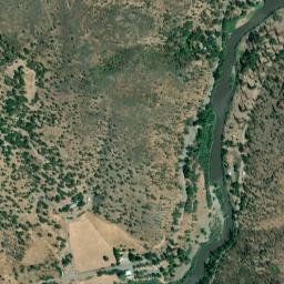 Klamath River California High Resolution Satellite Map
