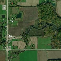 Bushnell Ohio High Resolution Satellite Map