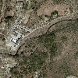 Attawaugan Connecticut High Resolution Satellite Map