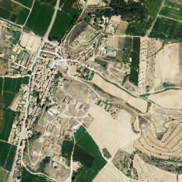 Pueyo de Santa Cruz map(satellite map)