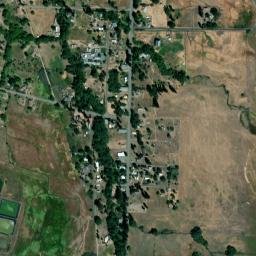 Fort Bidwell California High Resolution Satellite Map