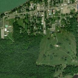 Geneva-on-the-Lake map(satellite map)