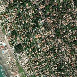 Fregene map(satellite map)