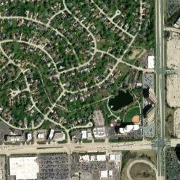 Oakbrook Terrace map(satellite map)