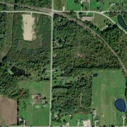 Plymouth Center Ohio High Resolution Satellite Map