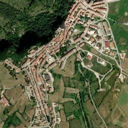 Capracotta map(satellite map)