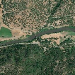 Horse Creek California High Resolution Satellite Map