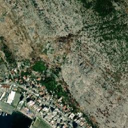 Shëngjin map(satellite map)