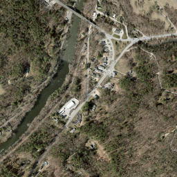 Cornwall Bridge Connecticut High Resolution Satellite Map