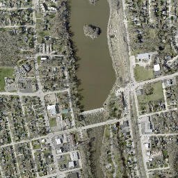 North Aurora map(satellite map)
