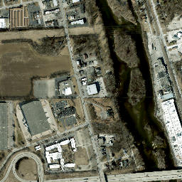 Ronald Reagan Memorial Tollway, North Aurora, IL High Resolution Satellite Map