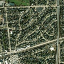 Clarendon Hills map(satellite map)